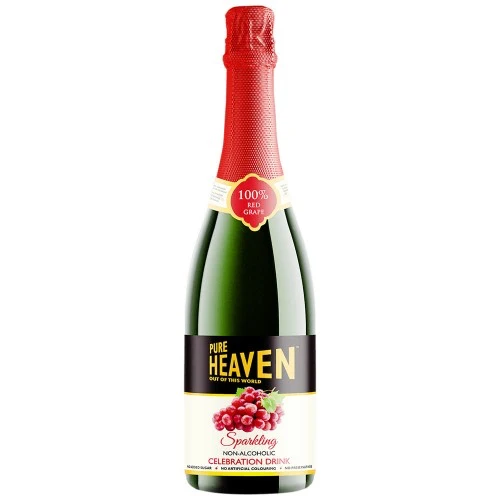 Pure Heaven Non-Alcoholic Red Grape Wine - 75cl